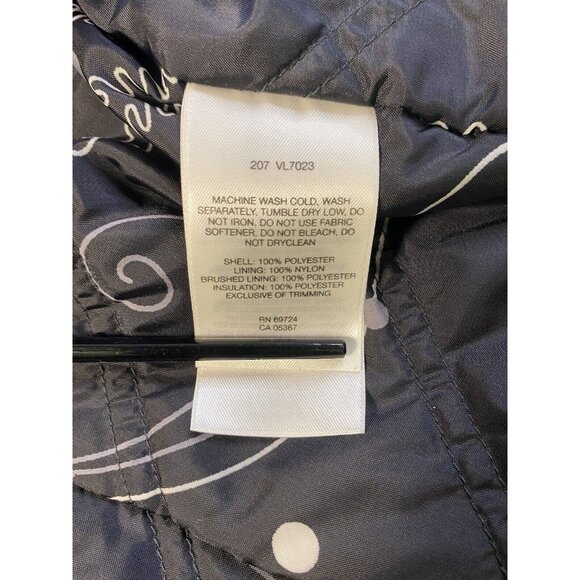 Columbia Convert Boardwear Jacket Women Large Gray Silver Zip Pockets Drawstring - Picture 12 of 15